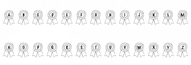 101! Awards Won फ़ॉन्ट लोअरकेस