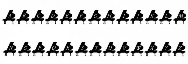 101! Baby Grand خط أحرف كبيرة