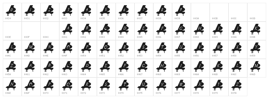 101! Baby Grand Character Map