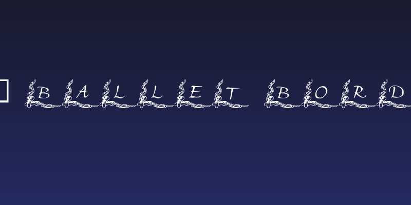 101! Ballet BorderZ Social Header
