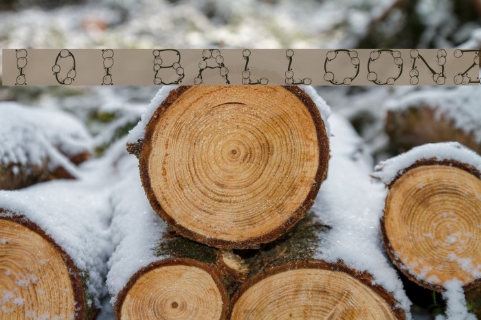 101! BalloonZ Font examples