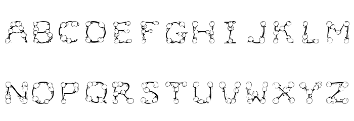 101! BalloonZ Font LOWERCASE