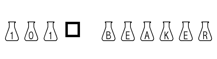 101! Beaker फ़ॉन्ट