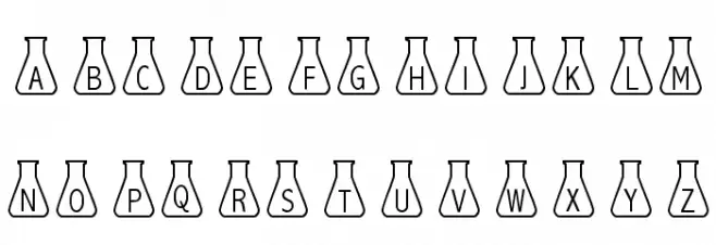 101! Beaker 字体 大写