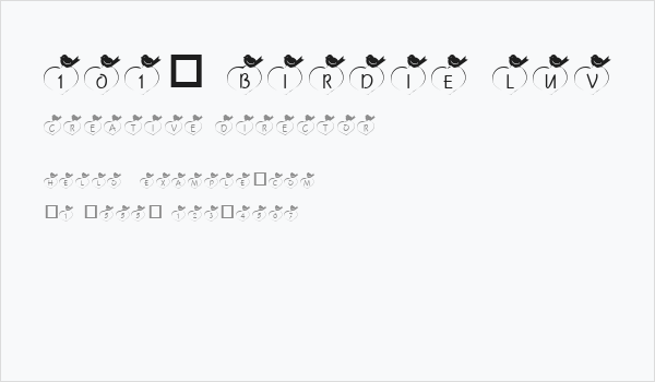 101! Birdie LuV Business Card