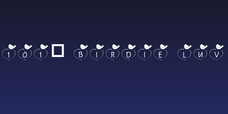 101! Birdie LuV Social Header