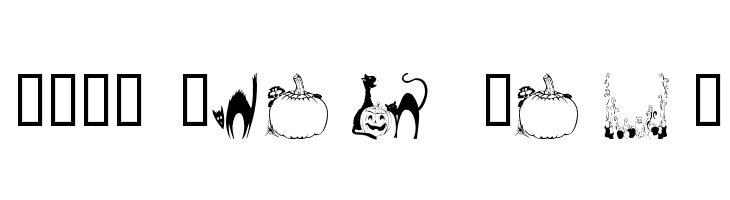 101! Black KatZ Font