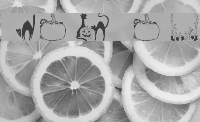 101! Black KatZ Font examples