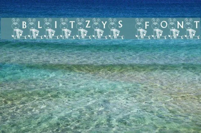 101! Blitzy's Font Example 2