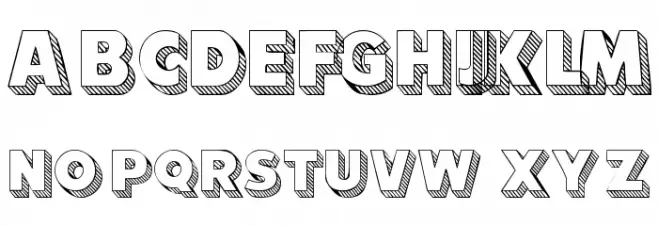 101! Block LetterZ Caratteri MAIUSCOLE