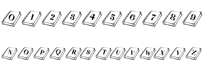 101! Book of Shadows Font OTHER CHARS