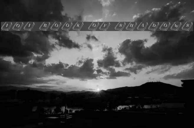 101! Book of Shadows Font examples