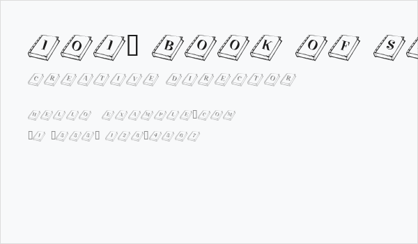 101! Book of Shadows Business Card