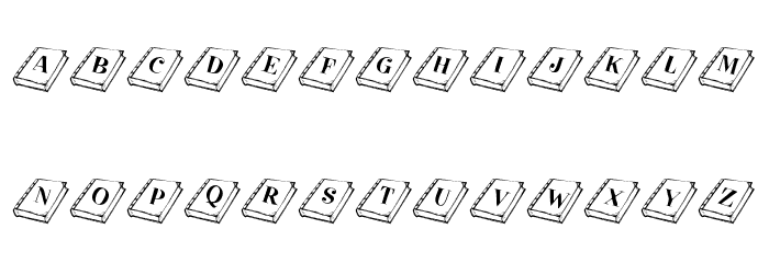 101! Book of Shadows Font LOWERCASE