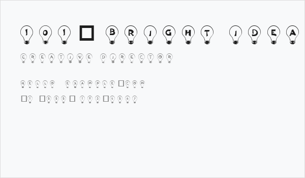 101! Bright Idea Business Card