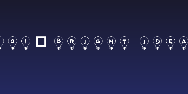 101! Bright Idea Social Header