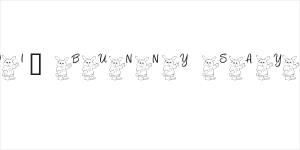 101! Bunny SayZ... Logo