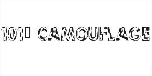 101! Camouflage Logo