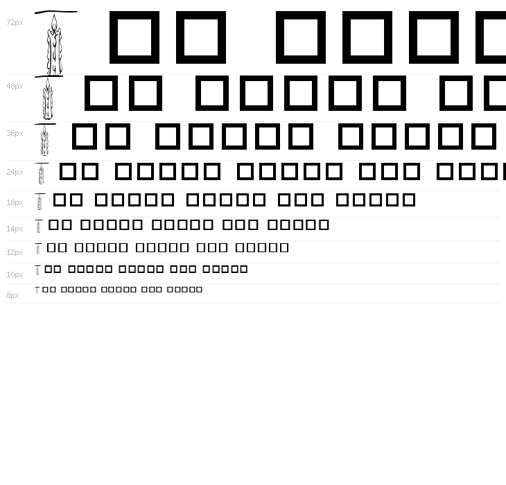 101! CandleZ Waterfall