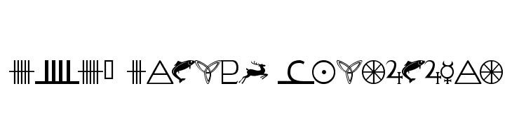 101! Celtic Astrologer Шрифта