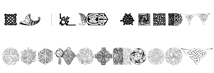 101! Celtic DeZignZ Font LOWERCASE