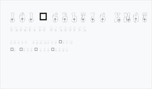 101! Celtic Knot Deco Business Card