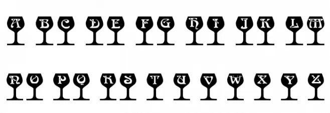 101! Chalice 字体 大写