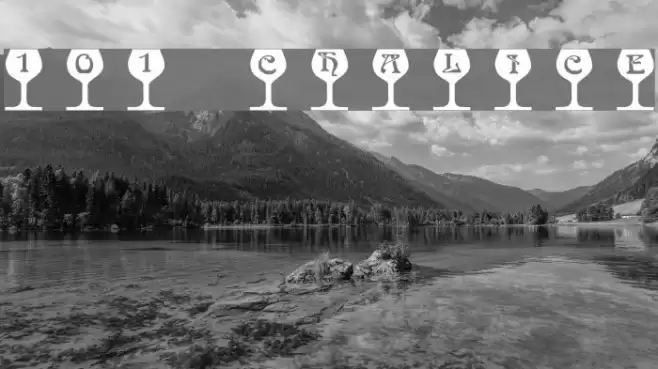 101! Chalice Font examples