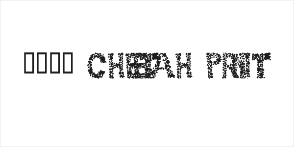 101! Cheetah Print Logo