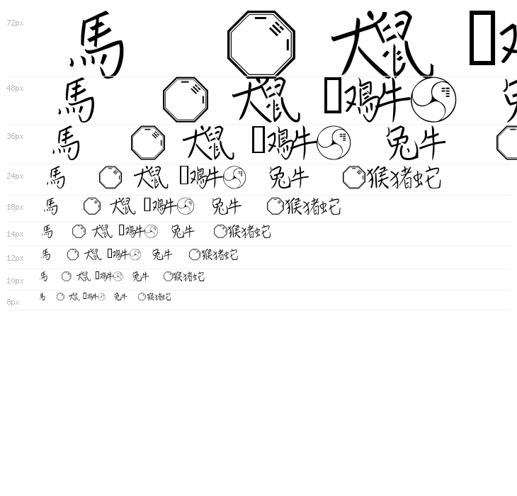 101! Chinese Zodiac Waterfall