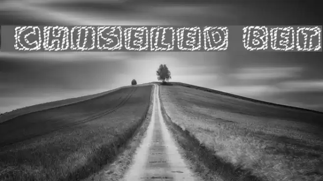 101! Chiseled 'Bet Font examples