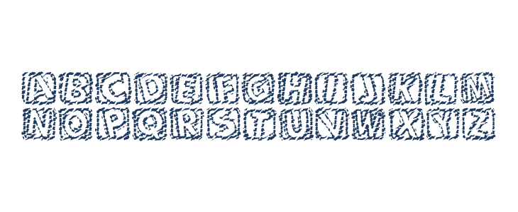 101! Chiseled 'Bet Lowercase