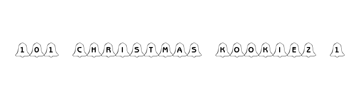 101! Christmas KookieZ 1 Шрифта