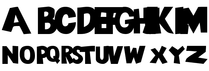101! Chunky Alpha Font OTHER CHARS