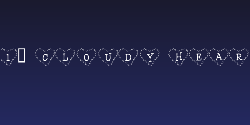 101! Cloudy HeartZ Social Header