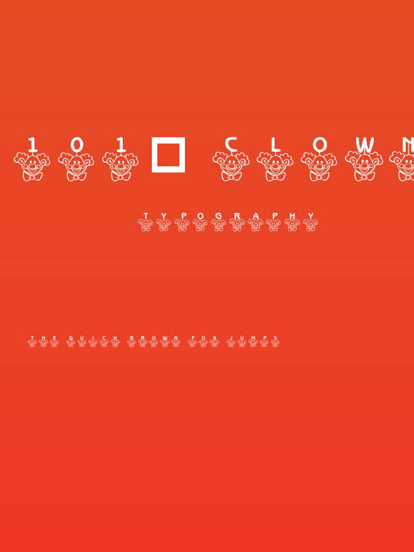 101! ClownZ Beanie Poster