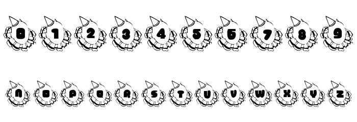 101! Clownin' Around Font OTHER CHARS