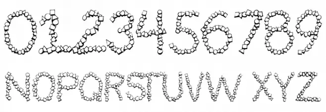 101! Confetti LetterZ Font OTHER CHARS