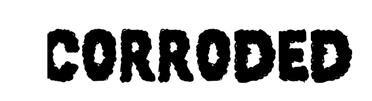 101! Corroded  Fuentes Gratis Descargar