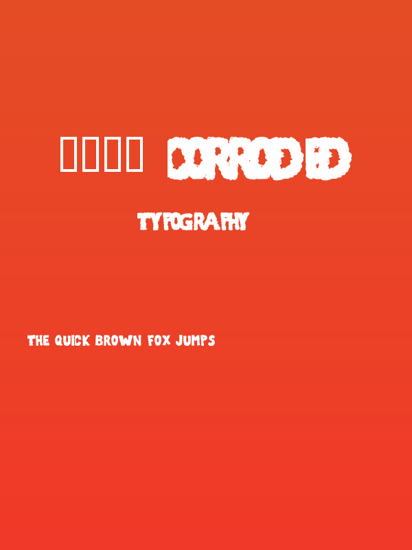 101! Corroded Poster