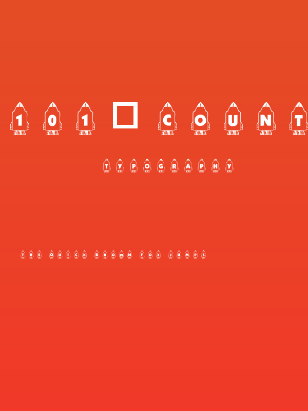 101! Countdown ta Blast Off! Poster