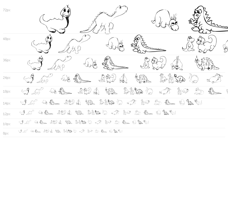 101! Cute DinoZ Waterfall