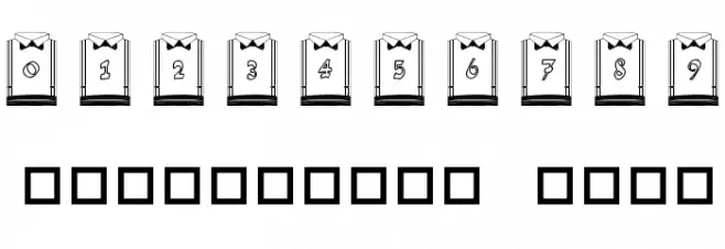 101! Dad Goes Formal Font Alte caractere