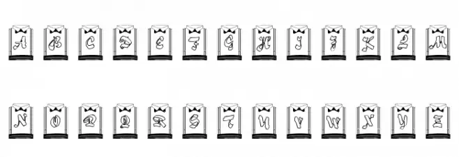 101! Dad Goes Formal Font Litere mici