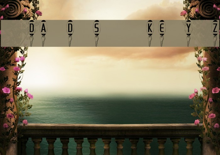 101! Dad's KeyZ Font examples