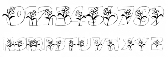 101! DaffYDilZ Font OTHER CHARS