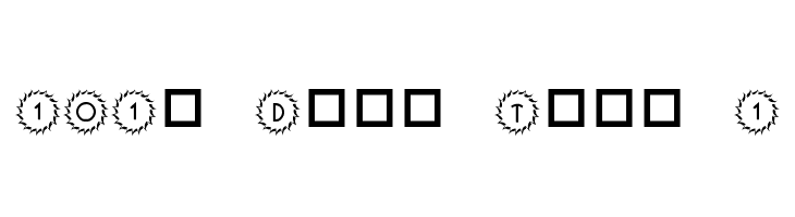 101! Deco Type 1 फ़ॉन्ट