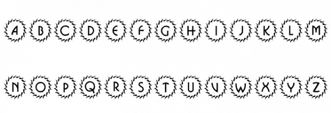 101! Deco Type 1 خط أحرف كبيرة