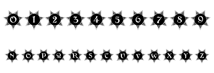 101! Decorative Sun Font OTHER CHARS