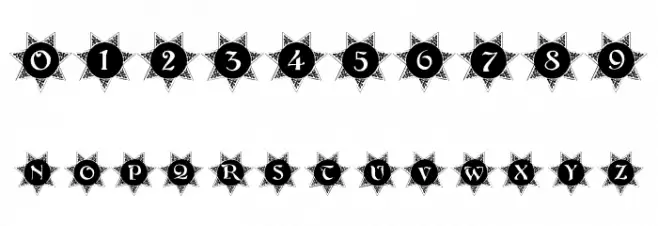 101! Decorative Sun Font Alte caractere